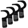 Kisangel 3sets Acrylic Baseball Bat Holder Wall Mount Display Rack Bat Display Case for Hockey Stick view 3