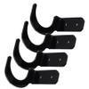 Kisangel 3sets Acrylic Baseball Bat Holder Wall Mount Display Rack Bat Display Case for Hockey Stick view 4
