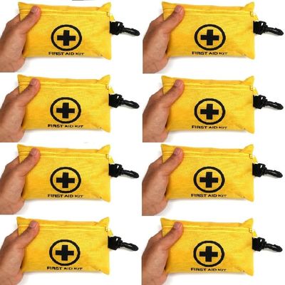 8 Packs 151 Pcs First Aid Kits Small for Survival Emergency Trauma Military Tactical Medical School Office Home Hunting Camping Hiking Fishing IFAK EMT Bag