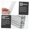 Happyyami 16 Pcs Load Bearing Plate Vest Steel Plates Weighted Vest Stainless Bar Weight Vest Filler Metal Tape Leg Shin Athletic Tape Fitness Weight-bearing Equipment Steel Belt Running view 3