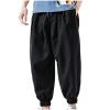 DAZLOR Mens Hip Hop Harem Pants Japanese Baggy Drop Crotch Wide Leg Joggers Summer Casual Loose Boho Hippie Yoga Beach Pants view 1