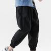 DAZLOR Mens Hip Hop Harem Pants Japanese Baggy Drop Crotch Wide Leg Joggers Summer Casual Loose Boho Hippie Yoga Beach Pants view 3