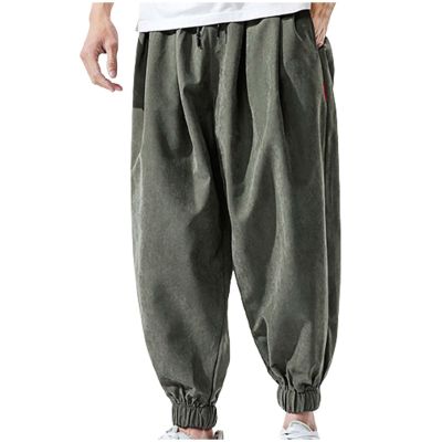 DAZLOR Mens Hip Hop Harem Pants Japanese Baggy Drop Crotch Wide Leg Joggers Summer Casual Loose Boho Hippie Yoga Beach Pants