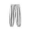 DAZLOR Mens Hip Hop Harem Pants Japanese Baggy Drop Crotch Wide Leg Joggers Summer Casual Loose Boho Hippie Yoga Beach Pants view 3