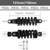 LvTu Rear Shock Absorber 125mm 150mm Spring Suspension 150Lbs 250Lbs 350Lbs 450 Lbs 650Lbs with Bushing and Screw (Color : 125mm, Size : 650Lbs) view 2