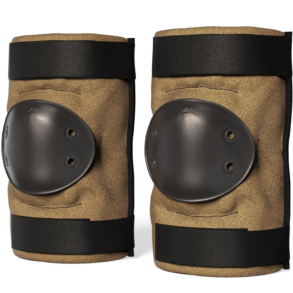 Paclord PRO Tactical Style Multi-Level Protection Elbow Pads, Medium Size, Coyote Brown, 1 Pair - Hard Cap & Adjustable Grip for Free Movement - All Day Comfort, Made in USA