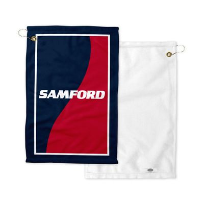 greeklife.store Samford University Microfiber Towel 11" X 18" Size - Face Towel and Sport Towel - This Microfiber Travel Towel Perfect for Schools, Sports, Gyms Golf Courses (Samford University 1)