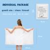 ERHAOG Disposable Bath Towels, 6 Pcs Large Travel Bath Towel 55 * 28 Inches, Travel Essentials Compressed Towel - Portable Disposable Washcloths for Beach Shower Hiking Swim Hotel Camping view 2