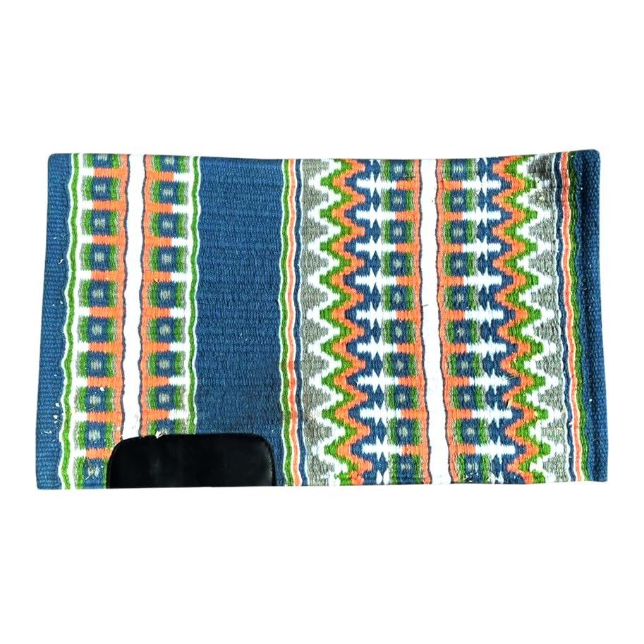 34" x 42" Western Horse Saddle Show Pad Blanket, Equestrian Ranch Pad, 100% Newzealand Woolen Pad Oversized Handmade SP-421