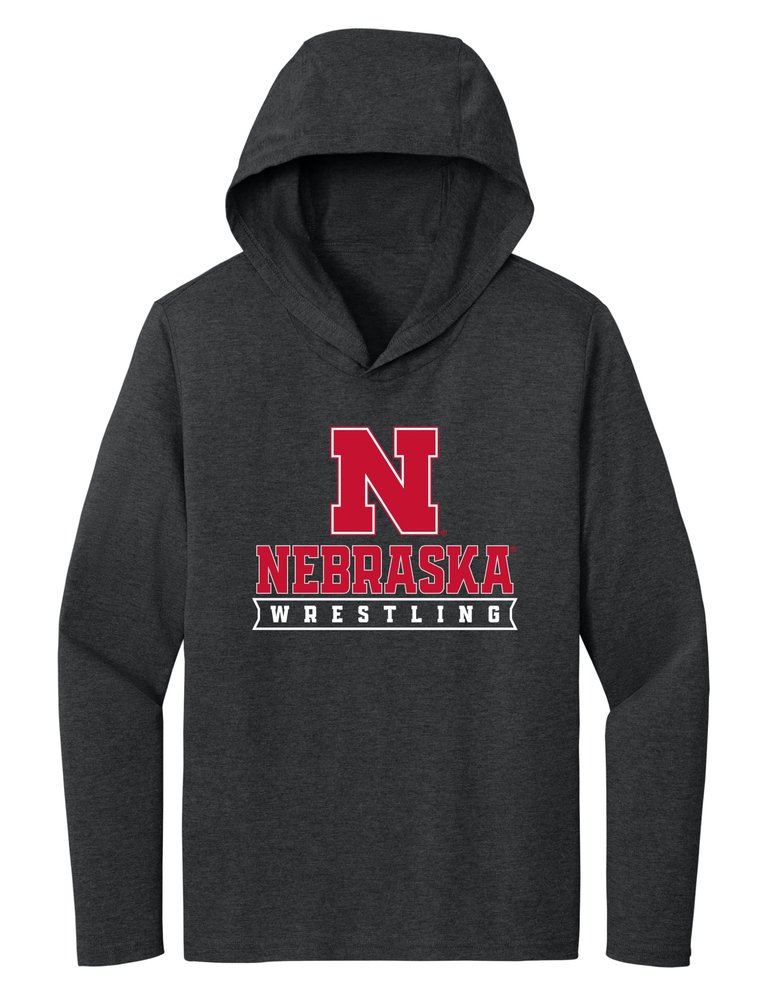 CornBorn Husker Womens Apparel - Nebraska Wrestling - Black - XL