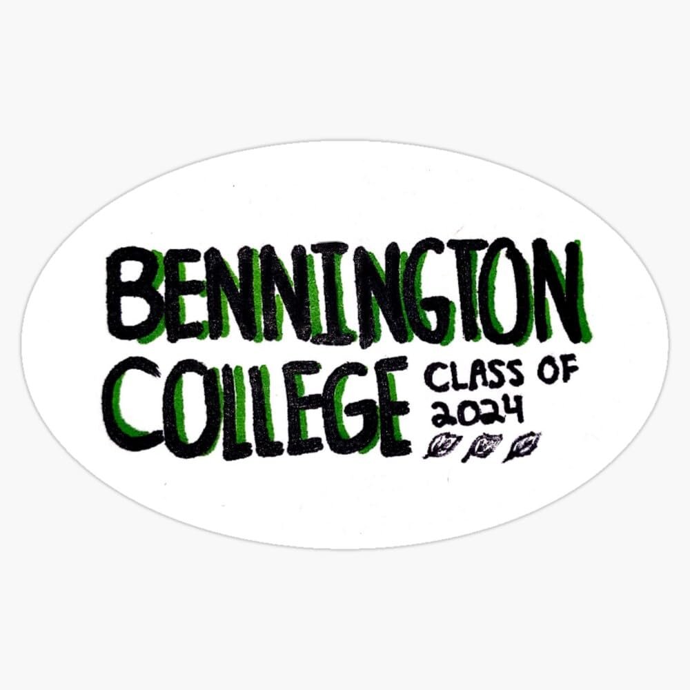 Bennington College Class of 2024 Bumper Sticker Vinyl Decal 5"