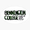Bennington College Class of 2024 Bumper Sticker Vinyl Decal 5" view 1