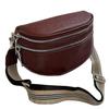 VNDUIFH Multi-Pocket Chest Bag Women Leather Solid Crossbody Saddle Purse,versatile style chest bag,Shoulder bag for women (1) view 1
