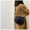 VNDUIFH Multi-Pocket Chest Bag Women Leather Solid Crossbody Saddle Purse,versatile style chest bag,Shoulder bag for women (1) view 2