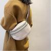 VNDUIFH Multi-Pocket Chest Bag Women Leather Solid Crossbody Saddle Purse,versatile style chest bag,Shoulder bag for women (1) view 3