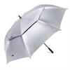40-inch Extra Large Long Handle Umbrella for Men - Outdoor Sunshade Titanium Silver Double-layer Golf Umbrella with Cover view 1