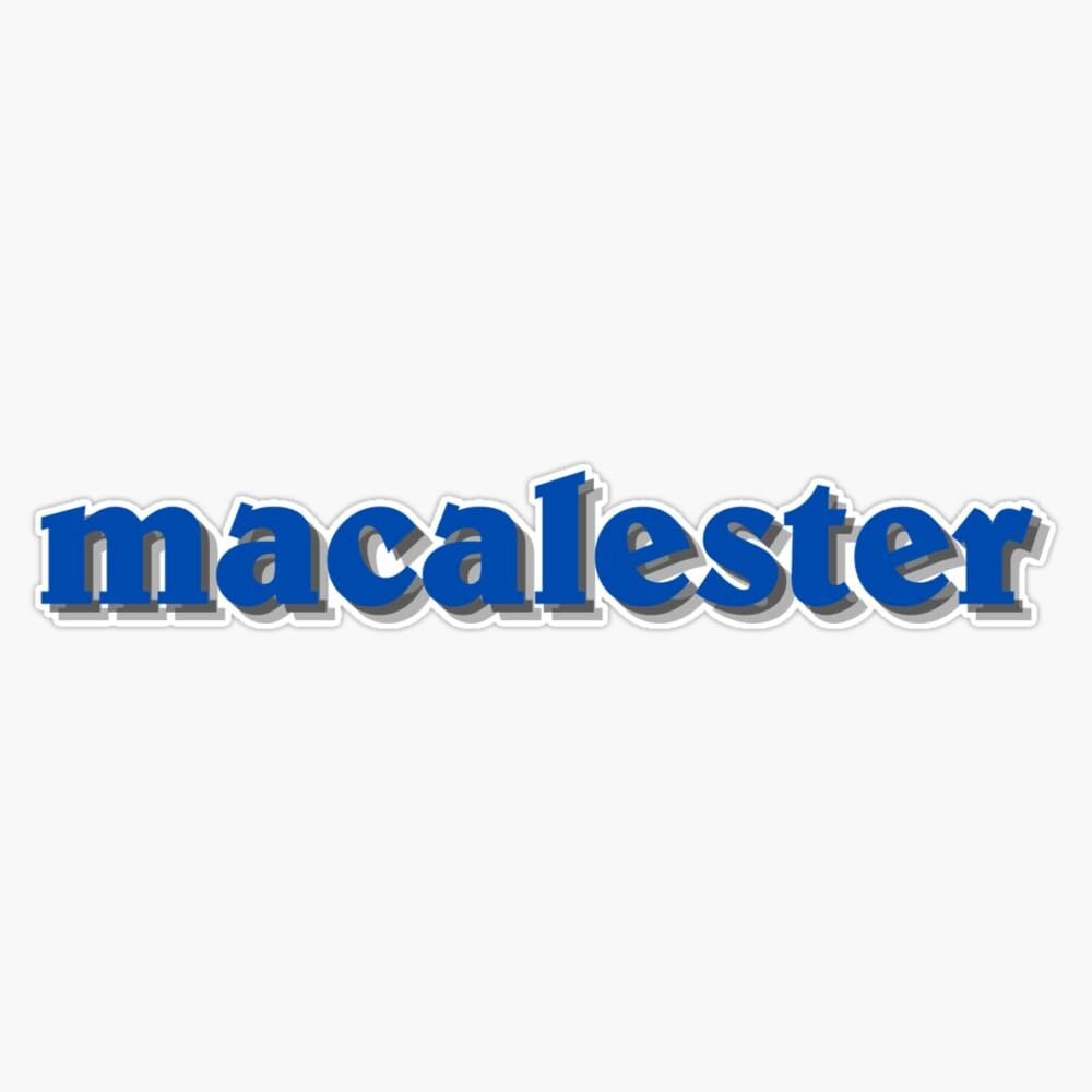 Macalester Bumper Sticker Vinyl Decal 5"