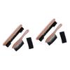 BESPORTBLE Billiard Table Cleaning Brush Pool Table Brush Set Cleaner Soft Bristles Wood Handle view 1