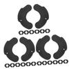 IMIKEYA 18pairs Dumbbell Pads Replacement Shockproof Holder for Rack Fitness Tools Workout Equipment view 1