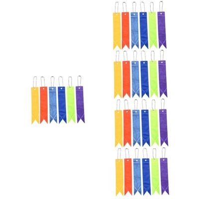 Kisangel 60pcs Backpack Charm Reflective Keychain Safety Reflectors Pendants Keychain Key Fob