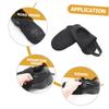 Sosoport 2pairs Windproof Slip Cycling Shoe Covers for Winter Overshoes for Outdoor Riding Keep Feet Dry and Warm Black view 4