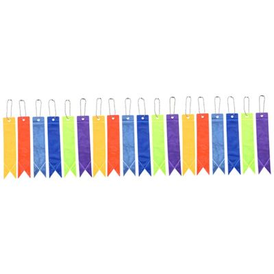 Kisangel 36pcs Reflective Key Holder Stylish Pendant Keychain Reflective Backpack Accessories Night Visibility Charms Fluorescent Family and Friends