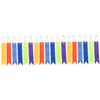 Kisangel 36pcs Reflective Key Holder Stylish Pendant Keychain Reflective Backpack Accessories Night Visibility Charms Fluorescent Family and Friends view 1