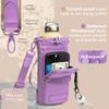 Lifedrop Bottle Holder with Strap Durable Insulated Bag for 32oz Bottles Multifunctional Front Pocket Holder for Hiking, Sports view 3