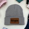 Silva Lining Winter Hat & Beanie - Personalized Kids Hat (Infant (0-2yo), Gray) view 2