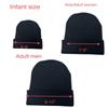 Silva Lining Winter Hat & Beanie - Personalized Kids Hat (Infant (0-2yo), Gray) view 3