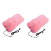 Kisangel 2pcs USB Rechargeable Hand Warmer Muffs for Women Portable Plush Hand Warmer USB Cable for Comfort for Office Study and Gaming Use view 1