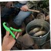 INOOMP 6pcs Floating Fish Gripper Durable Plastic Fishing Pliers Lanyard for Freshwater and Saltwater Control Easy One-Hand Operation Fish Lip Gripper view 2
