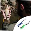 INOOMP 6pcs Floating Fish Gripper Durable Plastic Fishing Pliers Lanyard for Freshwater and Saltwater Control Easy One-Hand Operation Fish Lip Gripper view 4