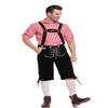 Moonight Men's Oktoberfest Costume Set Bavarian Ethnic Traditional Costume Beer Festival Celebration Waiter suspender pants view 2