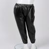 Alvivi Kids Girls Glossy Metallic High Waist Dance Pants Hip Hop Performance Bottoms Sweatpants Black 6 Years view 2