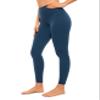 CRZ YOGA Air Feeling High Waisted Leggings for Women 25'' - Warm Thick Workout Buttery Soft Yoga Pants Lounge French Navy XX-Small view 1