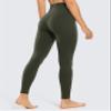 CRZ YOGA Air Feeling High Waisted Leggings for Women 28'' - Warm Thick Workout Buttery Soft Yoga Pants Lounge Olive Green X-Small view 2