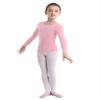 Hedmy Girls Gymnastics Leotards - Long Sleeve Leotard for Kids Basic Ballet Dance Costume One Piece Bodysuit Pink 8 Years view 3
