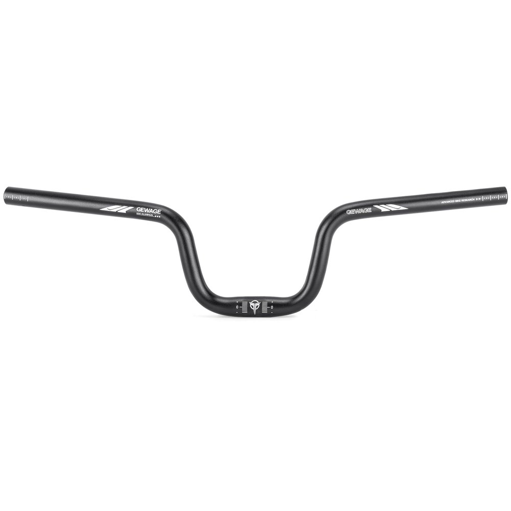 25.4 Bike Handlebar - 30mm, 55mm, 70mm, 90mm,120mm Riser Handlebar - 620mm Aluminium Alloy Mountain Bike Bicycle Handlebars (25.4-120mm Rise)
