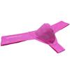 OROCOJUCO Men's Metallic Shiny Cheeky Briefs Underwear Male Pouch Soft Underpants Ultra Hight Cut Brazilian Bikini Pink XL view 2