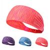 INLIMA Headbands Moisture Wicking Wide Non-Slip Sport Elastic Headband Sweatband Gym Yoga Quick-Drying and Non-irritating (Color : Rojo) view 2