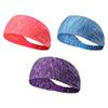 INLIMA Headbands Moisture Wicking Wide Non-Slip Sport Elastic Headband Sweatband Gym Yoga Quick-Drying and Non-irritating (Color : Rojo) view 3