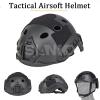 Fast PJ Tactical Helmet Set for Paintball Airsoft Hunting CQB Cs Military Games,with Tactical Headset Helmet Cover Dummy Flashbang Model Light (Black/L) view 3