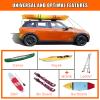 Universal Car Soft Roof Rack Pads Luggage Carrier System for Kayak Surfboard SUP Canoe Include 2 Heavy Duty Tie Down Straps, 2 Tie Down Rope, 2 Quick Loop Strap (Use with Cross Bar) view 4
