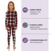 Rocky Thermal Underwear for Kids, Girls Thermals Long Johns Underwear, Base Layer for Cold weather/skiing, White Plaid, X-Small, Heavy-250 GSM, THERMALS SET view 2