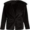 Akivide Women Loose Faux Fur Warm Coat Trendy Winter Fuzzy Fleece Sherpa Lightweight Button Lapel Jacket Clothes view 2