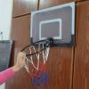 AOKLEY Portable Shoot at The Basket Frame Wall Mounted Household Basketball Board, Outdoor Basket Frame, Adjustable Indoor Basketball Rack view 3