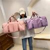 Double Wet and Dry Separation Fitness Bag Men's Swimming Training Bag Sports Bag Tide Hand-held Cross-body Travel Bag Round Basketball Bag view 3