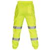 Mens Pioneer Reflective Safety Pants Lightweight Baggy High Visibility Safety Work Pants Outdoor Waterproof Rain Pants Trousers Green view 2
