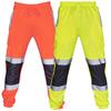 Mens Pioneer Reflective Safety Pants Lightweight Baggy High Visibility Safety Work Pants Outdoor Waterproof Rain Pants Trousers Green view 3